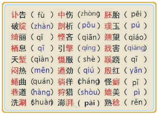 小学汉字大全带拼音读音，掌握基础，开启语言之门